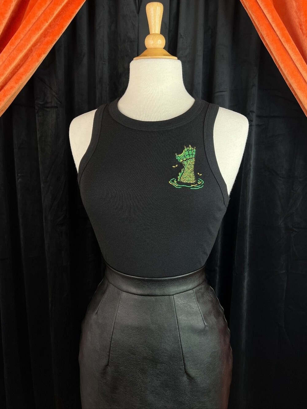 Mischief Made Beware Of The Lagoon Rib Racer Tank